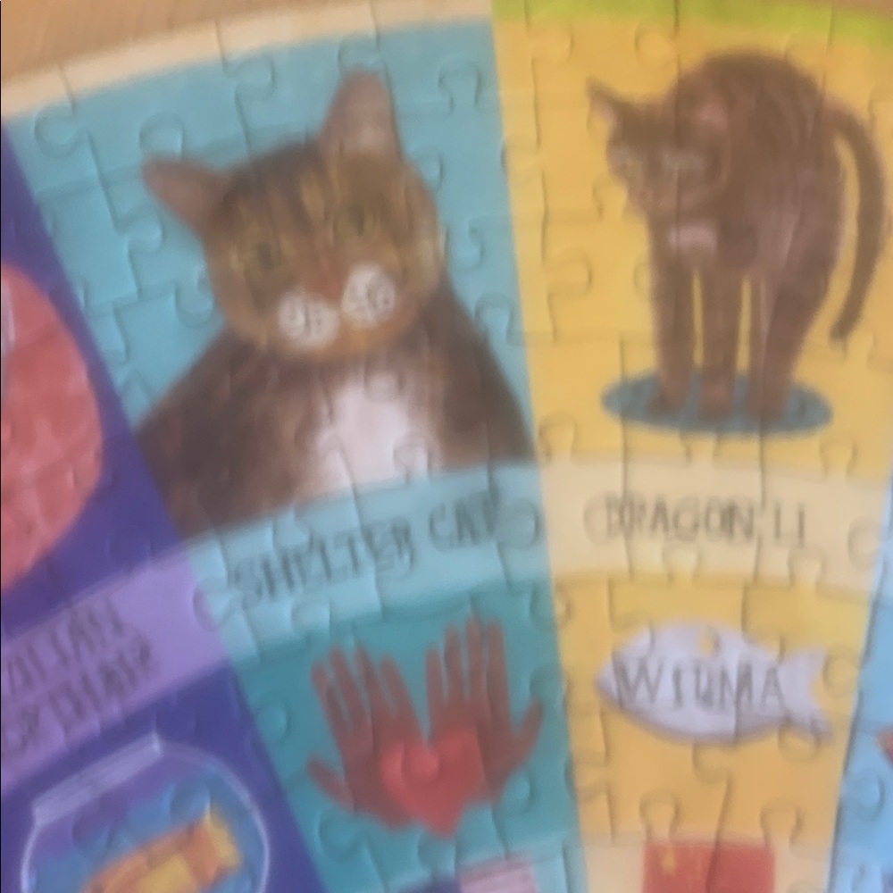 Puzzle by eeboo. 500ct. Cats of the World. - Picture 7 of 12